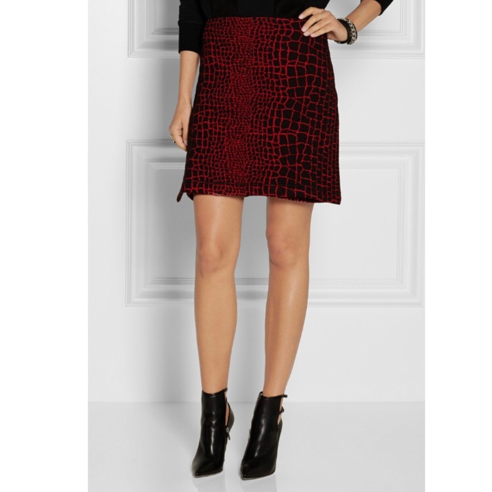NWT Kenzo reprile print jacquard skirt